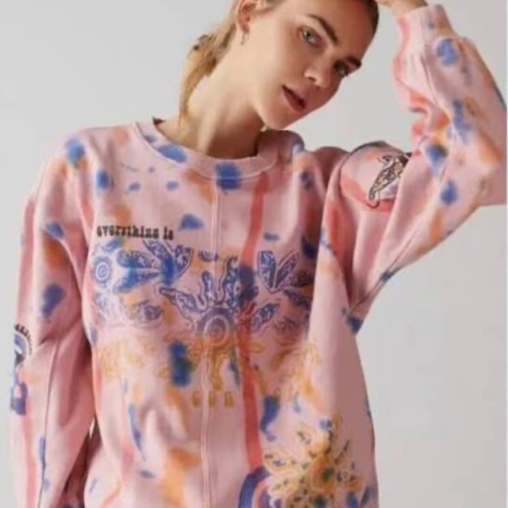 UO Urban Outfitters EVERYTHING IS CONNECTED Oversized Sweatshirt Women's Large